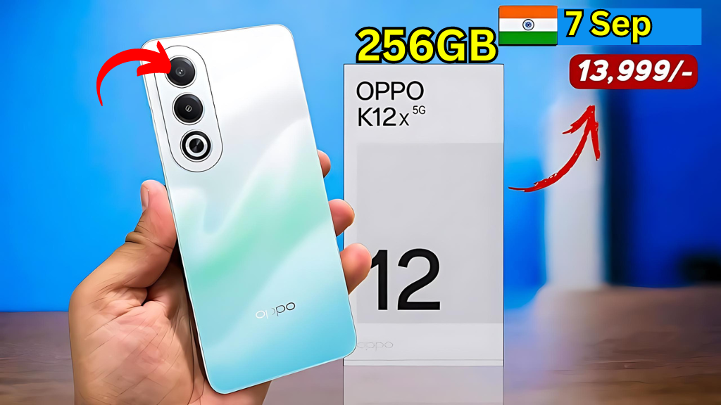 Oppo K12x 5G has created a stir in the market with 256GB storage and 5100mAH battery.